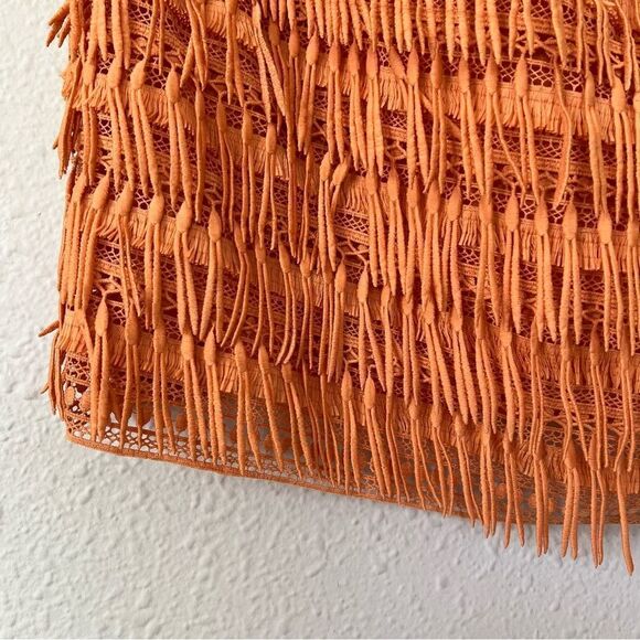 Anthropologie Orange Mini Dress - Picture 8 of 9